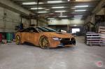 BMW i8 Austin Mahone Rusted by MetroWrapz on Vossen Wheels (VPS-305T) 2016 года